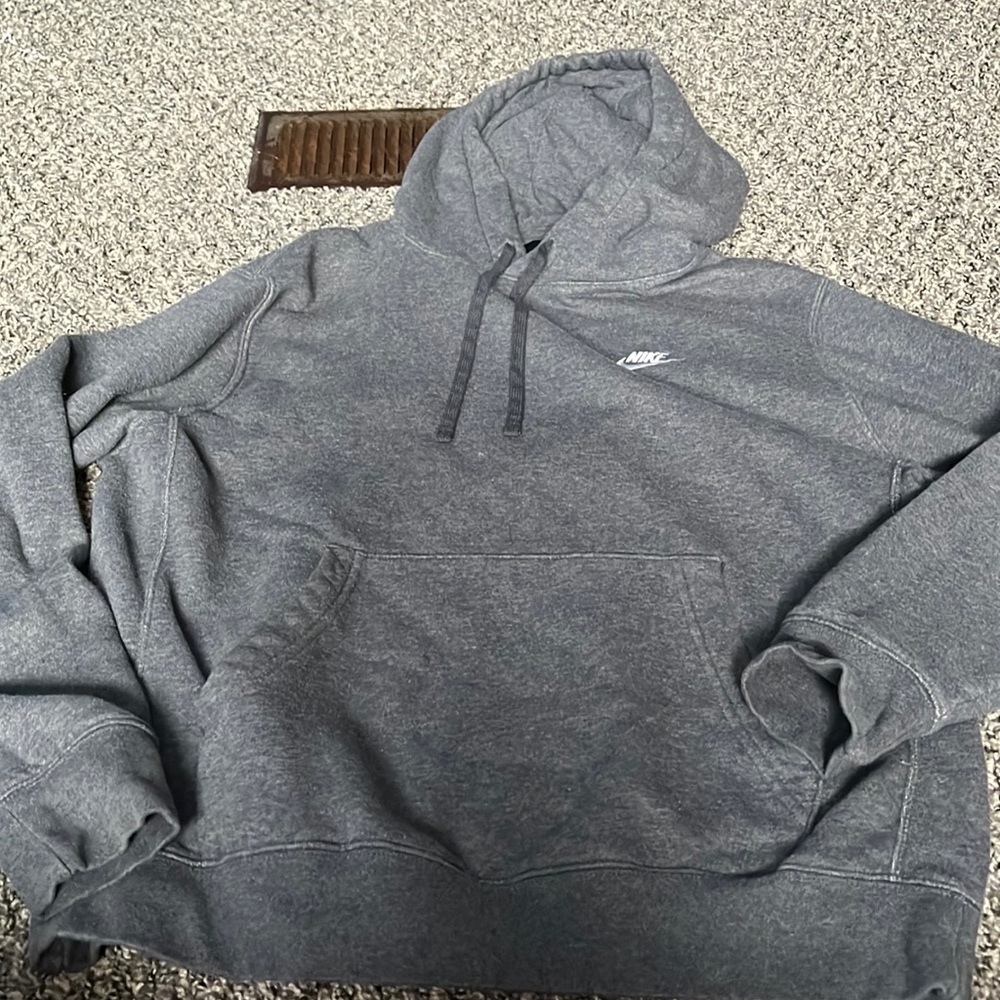 Dark grey Mens Nike hoodie